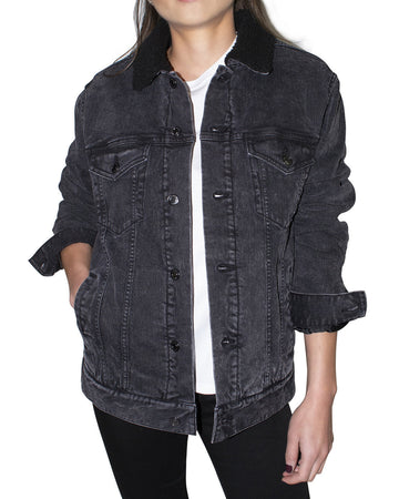 Threadfast 372J - Unisex Sherpa-Lined Denim Jacket