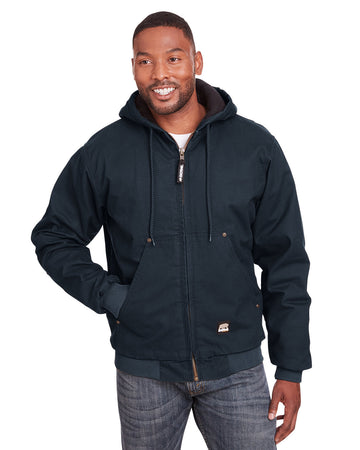 Berne HJ375 - Men's Highland Washed Cotton Duck Hooded Jacket