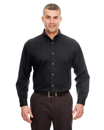 UltraClub 8960C - Adult Cypress Long-Sleeve Twill with Pocket