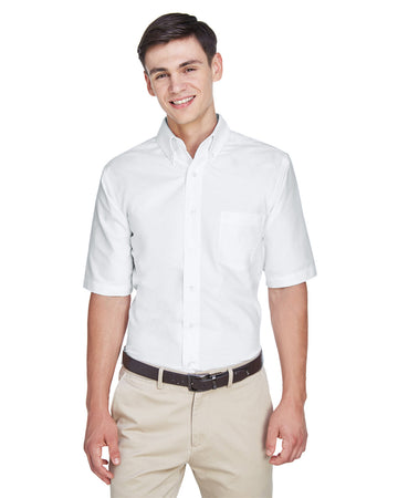 UltraClub 8972 - Men's Classic Wrinkle-Resistant Short-Sleeve Oxford