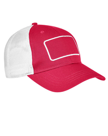 Big Accessories BA656T - Patch Trucker Cap