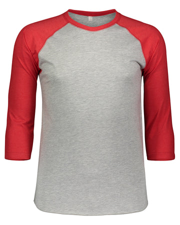 LAT 6930 - Vintage Fine Jersey Three-Quarter Sleeve Baseball T-Shirt