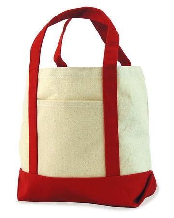 Liberty Bags 8867 - Seaside Small Cotton Canvas Boater Tote