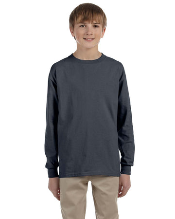 Gildan G240B - Ultra Cotton® Youth 6 oz. Long-Sleeve T-Shirt