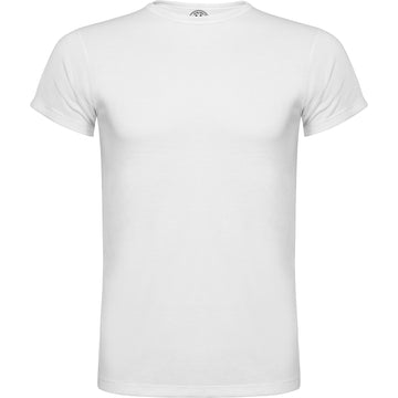 SUBLIMA  Short-sleeve t-shirt with ribbed crew neck in the same fabric and side seams