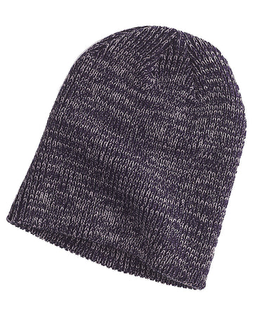 Big Accessories BA524 - Ribbed Marled Beanie